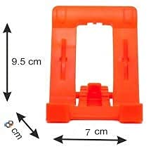MAPPERZ Universal Multi-Angle Plastic Mobile Phone Stand/Smartphone Holder Stand for Home - Multicolor (Pack of 2)