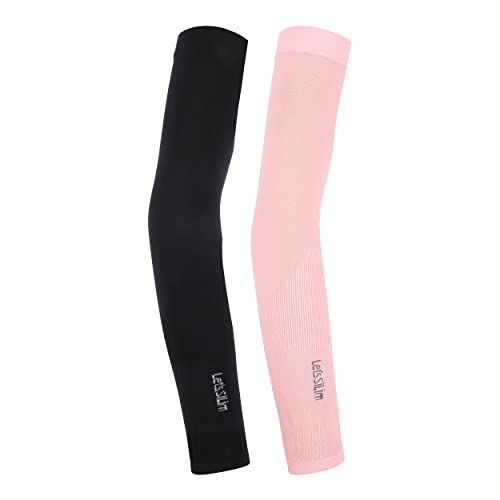 MAPPERZ All Weather Arm Sleeves Uv Sunblock, Dust, Pollution, Sunburn Protection With Thumb Hole For Sports And Outdoor Activities, Unisex, Set of 2