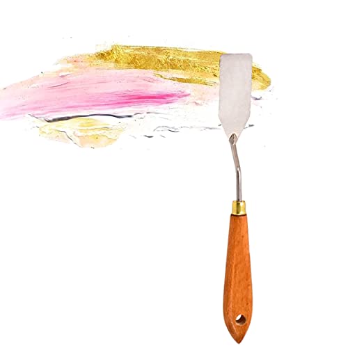 MAPPERZ Stainless Steel Artists Palette Knife Spatula Palette Knife Painting Mixing Scraper Thin and Flexible Art Tools for Oil Painting Acrylic Mixing