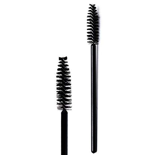MAPPERZ Mascara Eyelash Wands Brush for Eyelash Extension Eyebrow and Makeup Color/ Makeup Brush Eyebrow Eyelash Comb Wand for Extension Makeup Brush Tool , Black