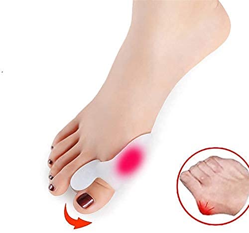 MAPPERZ Gel Big Toe Bunion Guards/Toe Spreaders Bunion Pads Big Toe Separator Cushion Straightener/Gel Toe Spacers, Protectors, Corrector - 1 Pair