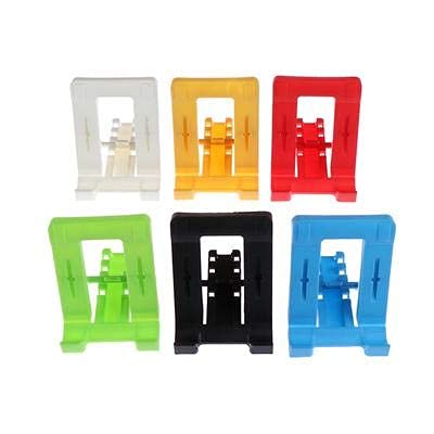 MAPPERZ Universal Multi-Angle Plastic Mobile Phone Stand/Smartphone Holder Stand for Home - Multicolor (Pack of 2)