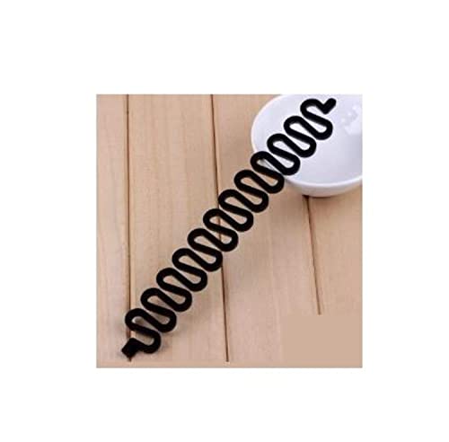 MAPPERZ French Hair Styling Clip Stick Bun Maker Braid Tool Hair Accessories Twist Plait Hair Braiding Tool - Black