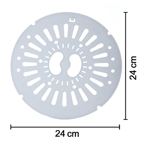 MAPPERZ Spin Cover, Spin Cap, Safety Cover, Dryer Cover Lid Suitable for semi Automatic Washing Machine Dryer Cap & Lid, Color : Multicolor, Pack of 1, size 24 CM