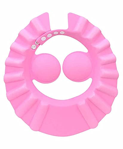 MAPPERZ Soft Adjustable Visor Hat Safe Shampoo Shower Bathing Protection Bath Cap for Toddler, Baby, Kids, Children (Multi Color) (pack of 1)