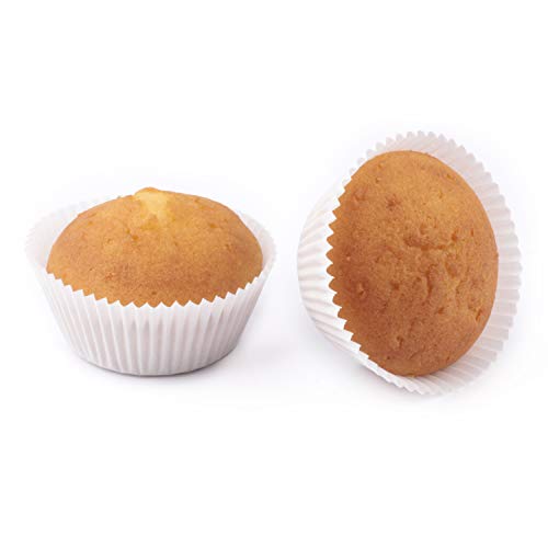 MAPPERZ Standard Muffin Baking Cupcake Mould Liners, No Smell Odorless, Food Grade & Greaseproof Baking Cups Paper, Unbleached Paper, for Wedding, Birthday, Baby Shower, Random Color, Pack of 100