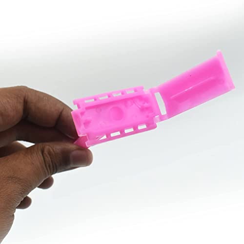 MAPPERZ Safety Shaving Universal Razor with Plastic Grip Handle Close, Clean & Smooth Shaving Razor for Men