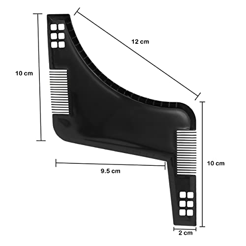 MAPPERZ Beard Shaper Tool For Men with Comb For Home And Salon Use/Beard Shaper For Men-Two Ways