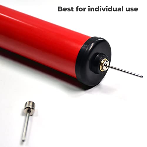 MAPPERZ Ball Air Pump with 1 Needles for Football, Volleyball, Basketball Etc - Multicolor Pack of 1