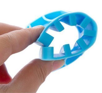 MAPPERZ Silicone Soap Dish Tray Saver Holder Drainer Shower Waterfall for Bathroom/Kitchen/Counter Top