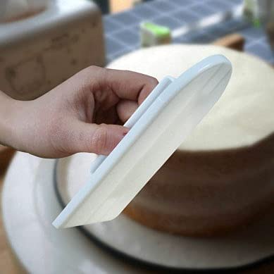 MAPPERZ Plastic Cake Smoother Polisher/Cake Decorating Baking Icing Smoother/Fondant Smoother DIY Baking Tools
