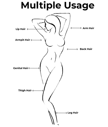 MAPPERZ Bikini Razor for Women | Trimming and Hair Removal Body Razor | Razor for Sensitive Area | Reusable Razor | Irritation Free Shave | Protective Sleeve | Painless Hair Removal
