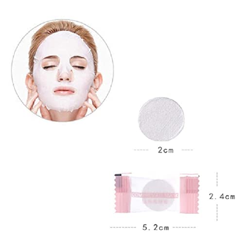 Mapperz Compressed Facial Coin Face Mask Compressed Facial Whitening Tablet Face Mask Women and Girls (Pack of 10)
