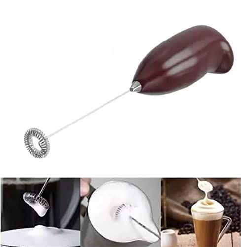 MAPPERZ Multicolored Mini Coffee Milk Egg Beater Electric Foam Hand Blender Mixer Classic Sleek Design Froth Whisker Latte Maker for Milk, Coffee, Beater, Juice, Café Latte, Cappuccino