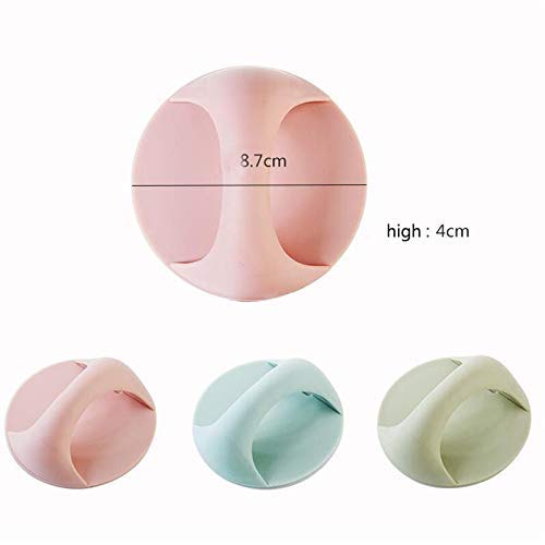 MAPPERZ Self Adhesive Peel and Stick Plastic Handles Pull knob for Sliding Door, Drawer, Window, Commode and Cupboard Cabinet