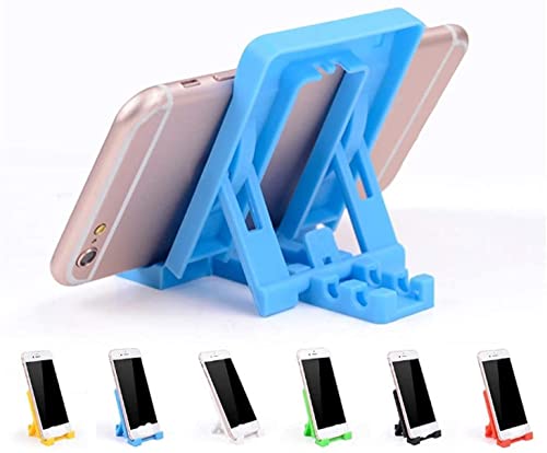 MAPPERZ Universal Multi-Angle Plastic Mobile Phone Stand/Smartphone Holder Stand for Home - Multicolor (Pack of 2)