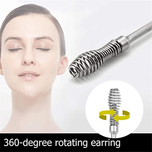 MAPPERZ Ear cleaning tool / ear wax cleaner / earwax cleaning tools / ear cleaning kit / 6 Piece Ear Cleaner Tool / Stainless Steel Ear Curette Safety Cleaner with Brush and Storage Box/ Earwax Removal Kit - Set of 6