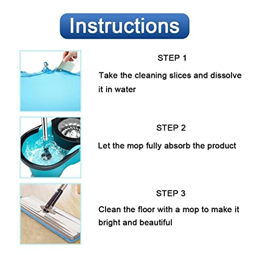 MAPPERZ Floor Cleaning Paper soap for Home Kitchen Bathroom/Tiles Cleaning (Pack of 30 Pcs)