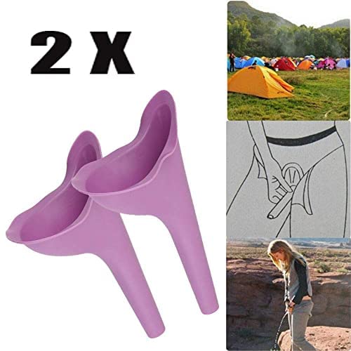 MAPPERZ Multicolor-Stand and Pee Reusable Portable Urinal Funnel for Women - Pack of 1