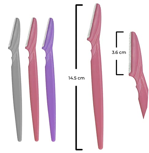 MAPPERZ Bikini Razor for Women | Trimming and Hair Removal Body Razor | Razor for Sensitive Area | Reusable Razor | Irritation Free Shave | Protective Sleeve | Painless Hair Removal