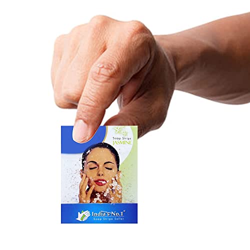 MAPPERZ Disposable Paper Soap Strips for Travelling/Hand Wash Strips For Hand Wash Uses - 10 Pcs In Each Bundle