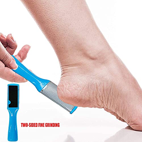 MAPPERZ 8 in 1 Pedicure Tool Kit for Feet Foot Scrubber for Dead Skin, Callus Remover, Foot Scraper, Foot File, Pitchfork, Filer for Nail Repair tool - Set of 1