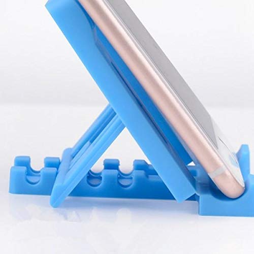 MAPPERZ Universal Multi-Angle Plastic Mobile Phone Stand/Smartphone Holder Stand for Home - Multicolor (Pack of 2)