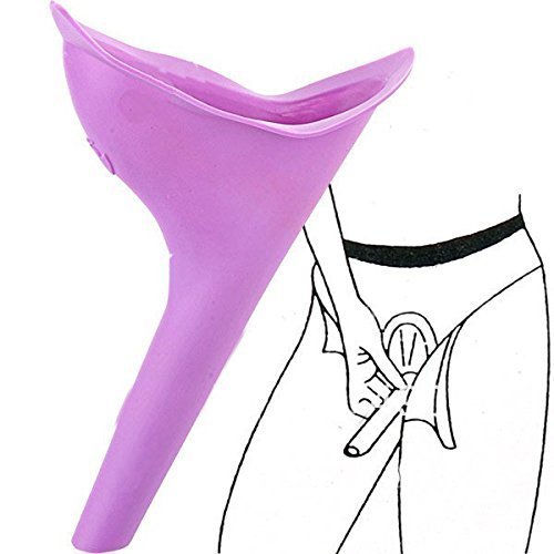 MAPPERZ Stand and Pee Reusable Portable Urinal Funnel for Women - Multicolor