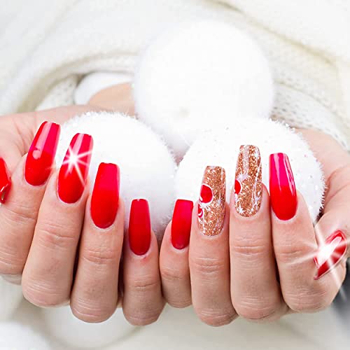 MAPPERZ 12 Jars Fine Glitter Set, 100 Fake White False Nails Artificial Fingernail Acrylic Tips, 12 Color Art and Craft Glitter, Eyeshadow Makeup Nail Art Glitter, Combo Of 12 Glitter & 100 Pc Nails