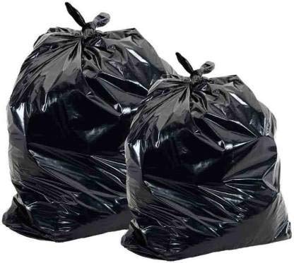 MAPPERZ Plastic Disposable Garbage Dustbin Bags Pack of 5 (Small, Black)
