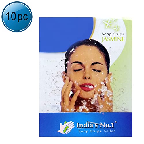 MAPPERZ Disposable Paper Soap Strips for Travelling/Hand Wash Strips For Hand Wash Uses - 10 Pcs In Each Bundle