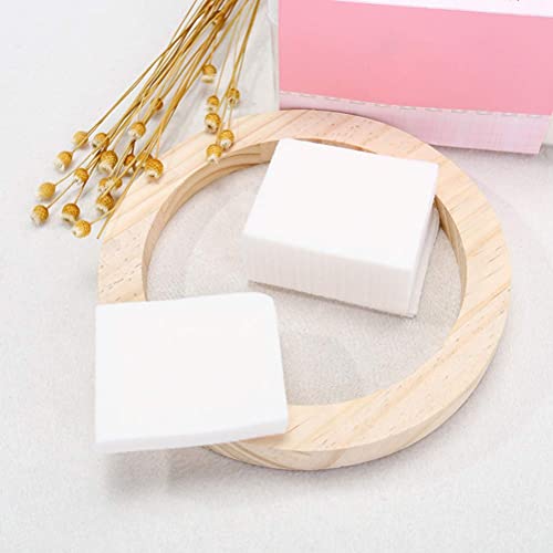 MAPPERZ Natural Square Cotton Puff, Double-Side Save Water Soft Gentle Makeup Tools, Makeup Remover Facial Cotton Pads, Cosmetic Facial Eye Makeup Remover Pads