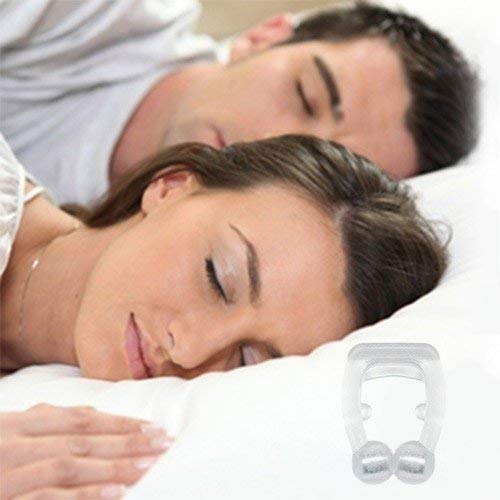 MAPPERZ Snore Free Nose Clip/Unisex Stop Snoring Anti Snore Free Sleep Silicone Magnetic Nose Clip/Anti Snoring device (Set Of 1)