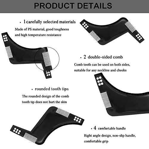 MAPPERZ Beard Shaper Tool For Men with Comb For Home And Salon Use/Beard Shaper For Men-Two Ways