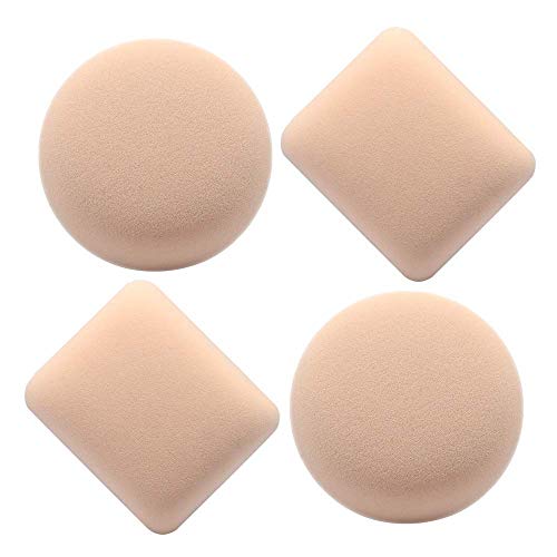 MAPPERZ Make up Cosmetic Foundation Powder Puff Sponge/Foundation Foam Puff Soft Cotton Sponge for Women and Men Face Neck Makeup Brush Tools (Pack Of 2 pc)