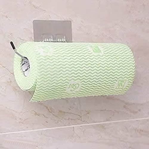 MAPPERZ Stainless Steel Tissue Hanger Wall Mount Towel Hanging Holder with Magic Adhesive Pad Paper Roll Holder Tissue Paper Stand Towel Bar Hanger (2)