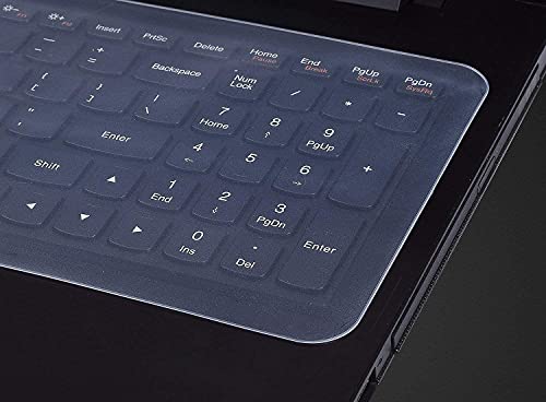 MAPPERZ Universal Silicone Keyboard Protector Skin Laptop Keyboard Skin (15.6 Keyguard)
