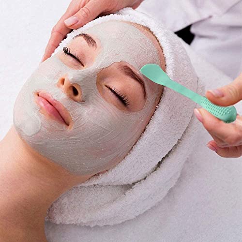 MAPPERZ Silicone Face Brush for Applying Face Packs/Facial Cleansing Brush/Handheld Face Wash Brush for Pore Cleansing, Gentle Exfoliating/Removing Blackhead Brush