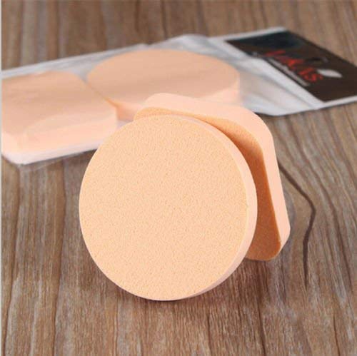 MAPPERZ Make up Cosmetic Foundation Powder Puff Sponge/Foundation Foam Puff Soft Cotton Sponge for Women and Men Face Neck Makeup Brush Tools (Pack Of 2 pc)