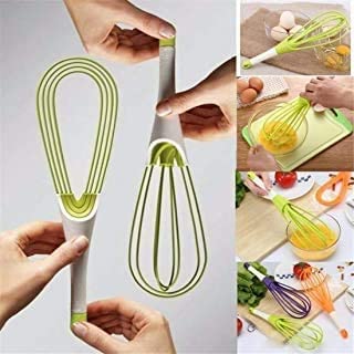 Mapperz Magic Foldable Plastic Whisk Beater Hand Blender Mixer Froth Whisker Latte Maker for Milk Coffee Egg Beater Juicer
