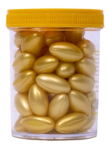 MAPPERZ Vitamin-e Hair Capsules, Hair Soften Capsule, Hair Serum Capsule, Hair Vitamins, Suitable For Frizzy & Damaged Hair, Bifurcate Rough, Dry or Dull Hair, Support Hair Growth, Pack Of 60 Capsules