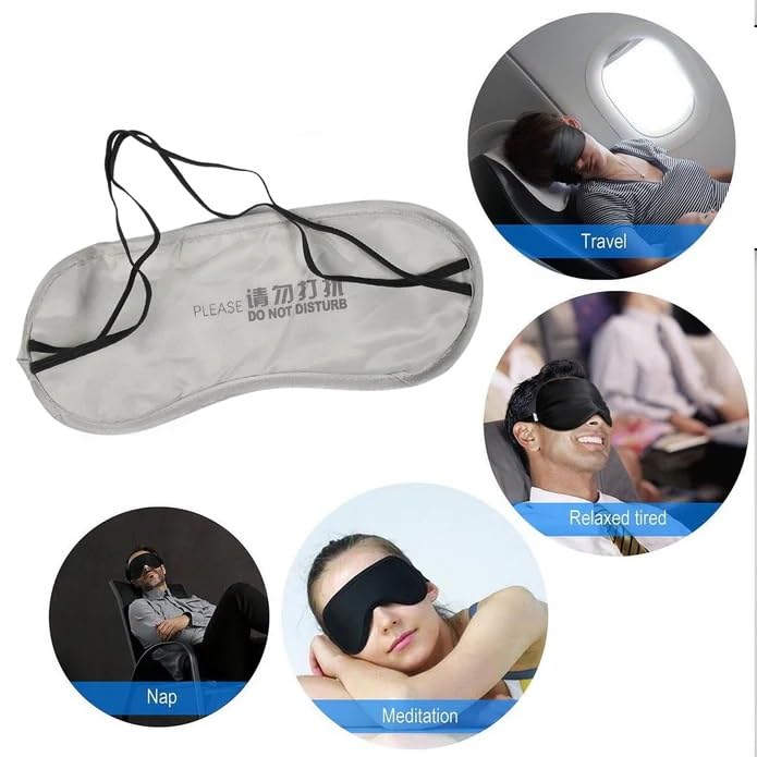 MAPPERZ Eye Mask Cotton Sleep Mask for Women and Men Mask Blind Folds for Sleeping