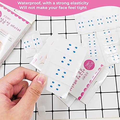 MAPPERZ Face Lift Tape Instant Face Lifting Sticker Invisible Waterproof Elasticity Wrinkle Lift Patches Makeup Face Lift Tools for Instant Face, Neck Lift, Reduce Double Chin - 40 PCS