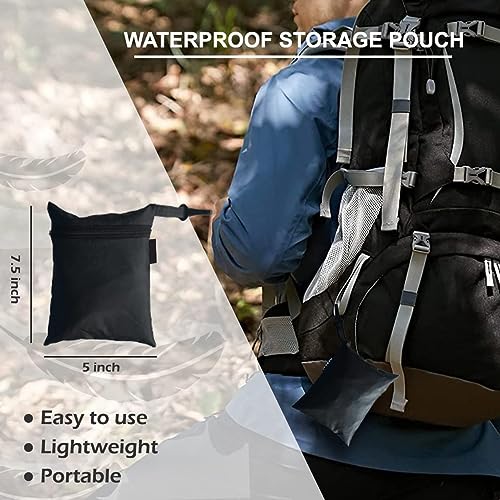 MAPPERZ Waterproof Backpack Cover with Pouch Backpack Dust and Rain Protector for School College Office and Trekking Bags (30L-35L)
