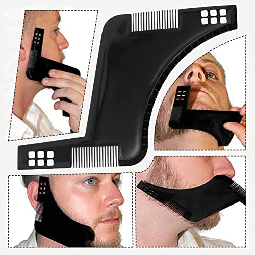 MAPPERZ Beard Shaper Tool For Men with Comb For Home And Salon Use/Beard Shaper For Men-Two Ways