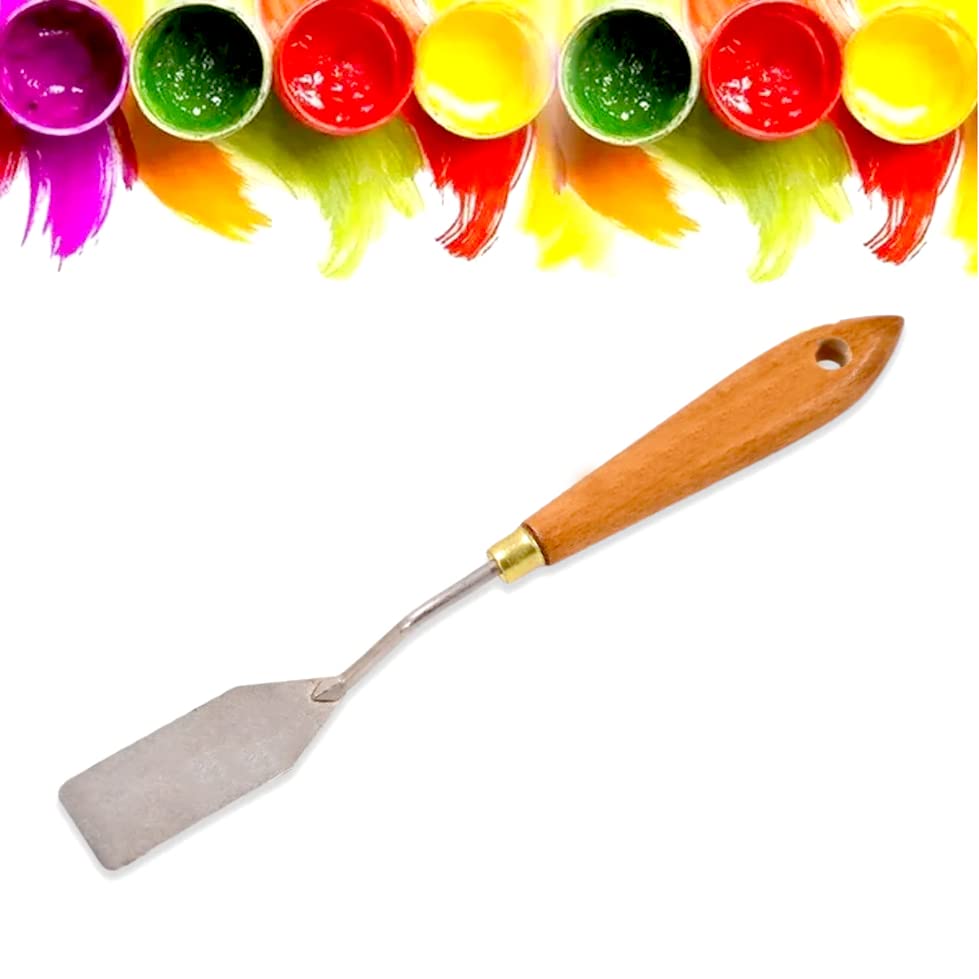 MAPPERZ Stainless Steel Artists Palette Knife Spatula Palette Knife Painting Mixing Scraper Thin and Flexible Art Tools for Oil Painting Acrylic Mixing