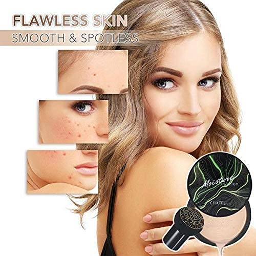 Mapperz BB and CC Cream Foundation With Mushroom Head Air Cushion Brightening and Whitening Foundation - 20g