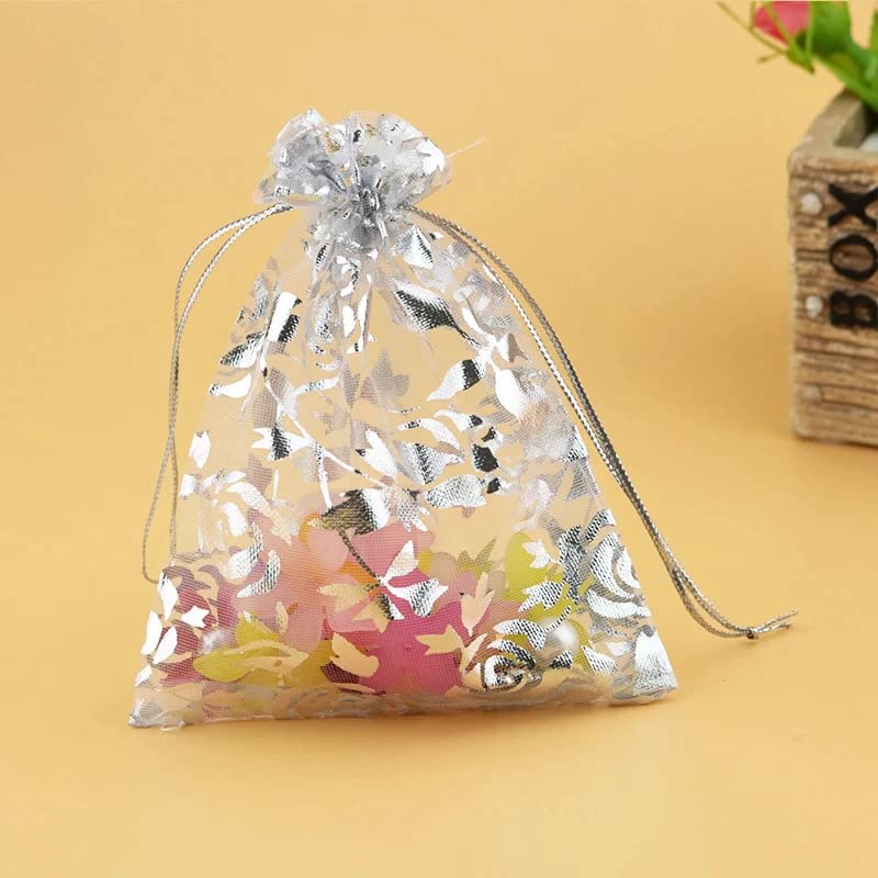 MAPPERZ Party Favor Drawstring Pouch, Shagun Potli Bags for Wedding/Party/Baby Shower, Dry Fruit Pouches, Gift Pouches for Return Gifts