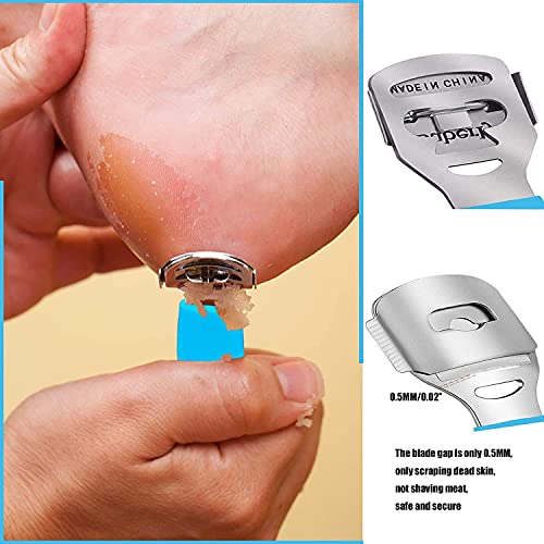MAPPERZ 8 in 1 Pedicure Tool Kit for Feet Foot Scrubber for Dead Skin, Callus Remover, Foot Scraper, Foot File, Pitchfork, Filer for Nail Repair tool - Set of 1