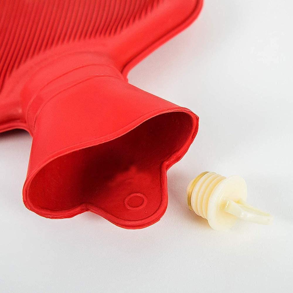 MAPPERZ Rubber Hot Water Bag/Non-Electrical Hot Water Bag For Pain Relief (Pack of 2)
